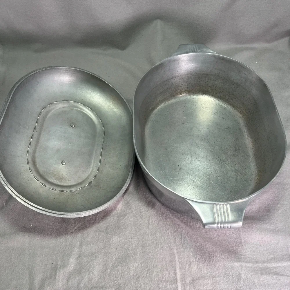 Wagner Ware Magnalite 4265P Dutch Oven Roaster & Lid Oval 8QT No Trivet Vintage
